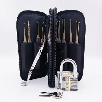 24PC Schlosser-Zubehör Edelstahl Schloss Pick-up Set für bequeme Schloss Öffnung