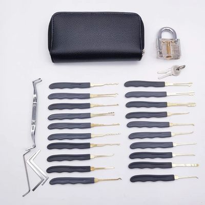 24PC Schlosser-Zubehör Edelstahl Schloss Pick-up Set für bequeme Schloss Öffnung