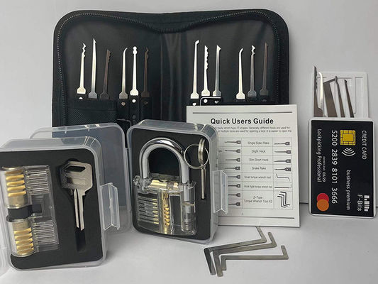 24PC Schlosser-Zubehör Edelstahl Schloss Pick-up Set für bequeme Schloss Öffnung