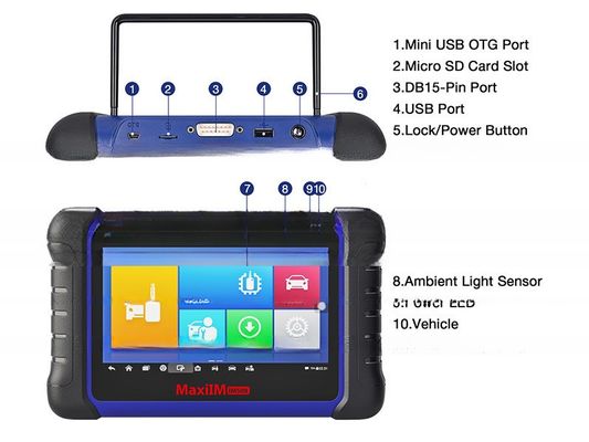 Autel IM508 XP200 Schlüsselprogrammierer und Diebstahlschutz-Detektor für Universalmodelle