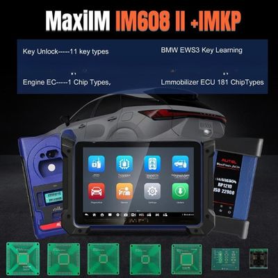 Autel IM608 PRO II Autoschlüsselprogrammierer Plus IMKPA Zubehör und G-Box3 APB112 Leistung