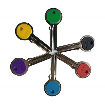 Mehrfarbige UL050 Universal Messing Material Kunststoff Kopftür Schlüsselleere nach Maß