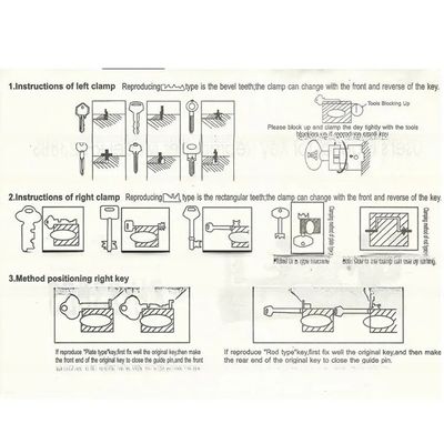 220V/110V Schlüsselkopiermaschine und Schlüsselschneidemaschine mit 50/60Hz für das Duplizieren von Schlüssellücken