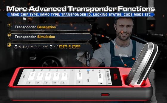 AUTEL KM100 Schlüsselprogrammierer IMMO Diagnoseinstrument für die Region Europa WxHxD 200*89*22 mm