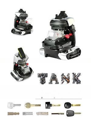 Mühelose Schlüsselduplizierung mit TANK 2 Pro Die multifunktionale CNC-Schlüsselschneider