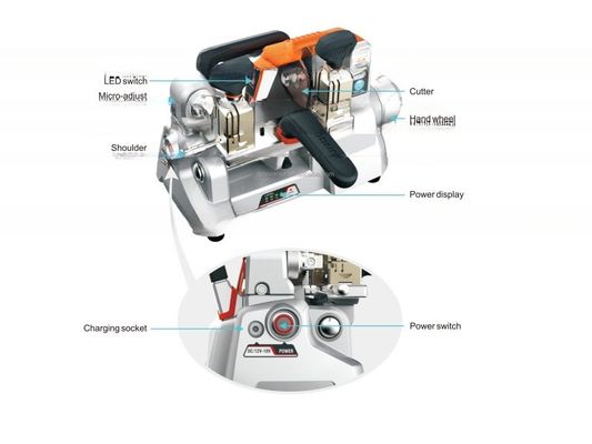 Motor DC Bürstenlose Motor Schlüsselschneider für die Reparatur von Autoschlüsseln Xhorse XC-009 XC009